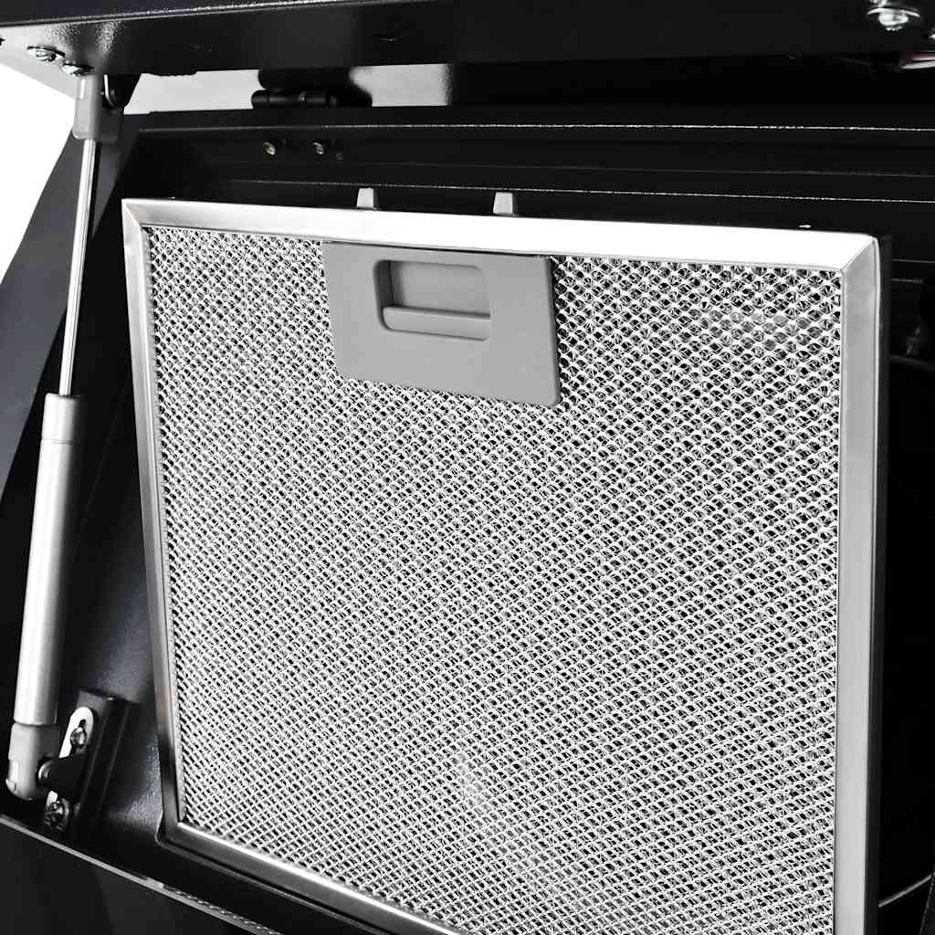 Wandafzuigkap 756 m³/u 90 cm roestvrij staal zwart is nu te koop bij PeponiXL, paradijselijk wonen!