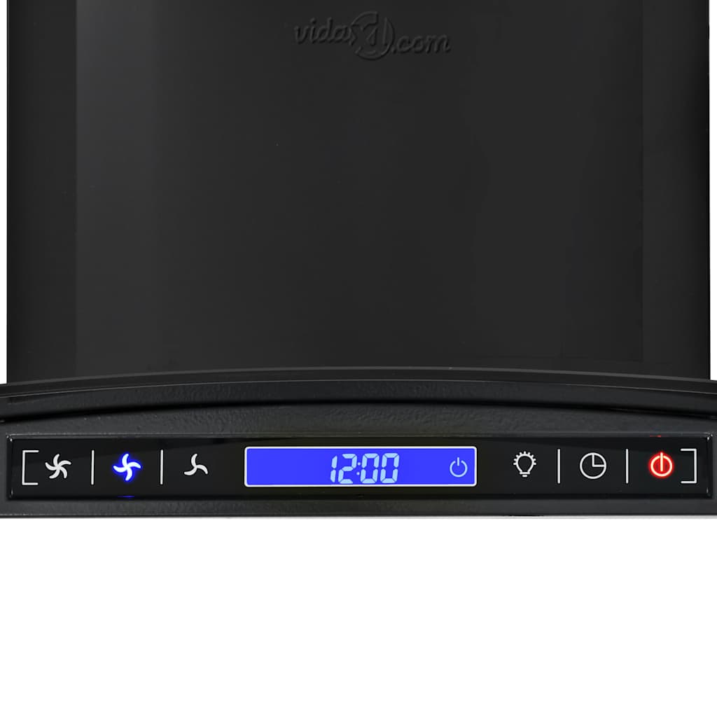 Wandafzuigkap 756 m³/u 60 cm roestvrij staal zwart is nu te koop bij PeponiXL, paradijselijk wonen!