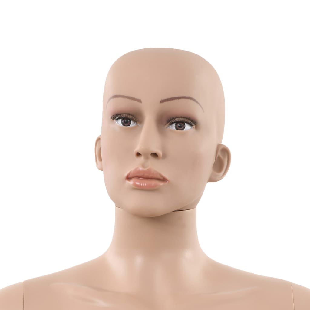 Etalagepop sexy vrouw met glazen voet 180 cm beige is nu te koop bij PeponiXL, paradijselijk wonen!