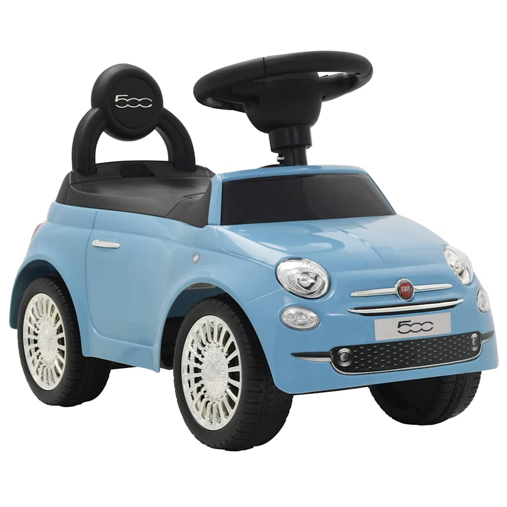 Loopauto Fiat 500 blauw is nu te koop bij PeponiXL, paradijselijk wonen!