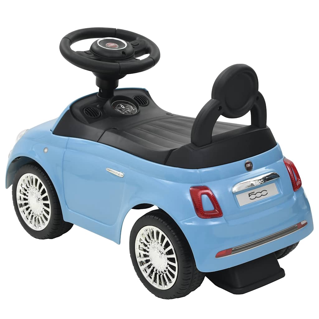 Loopauto Fiat 500 blauw is nu te koop bij PeponiXL, paradijselijk wonen!