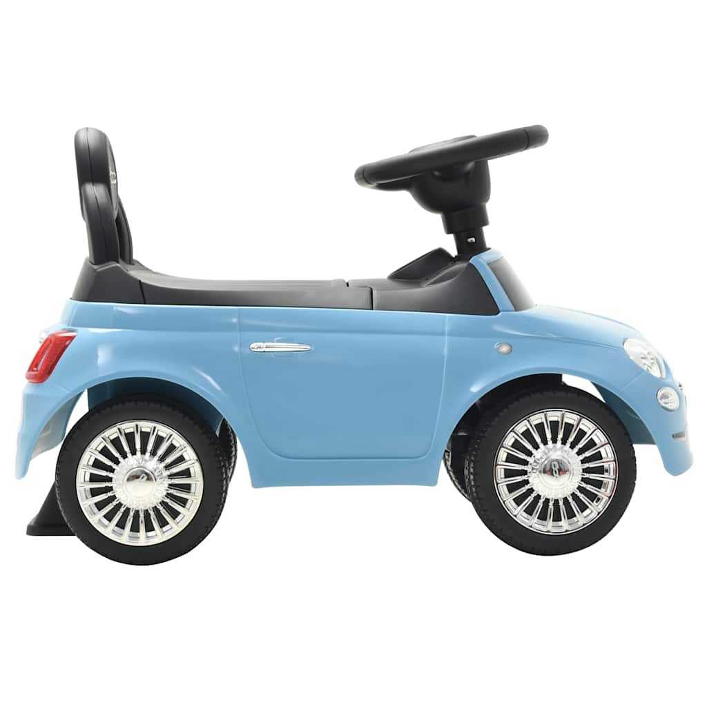 Loopauto Fiat 500 blauw is nu te koop bij PeponiXL, paradijselijk wonen!