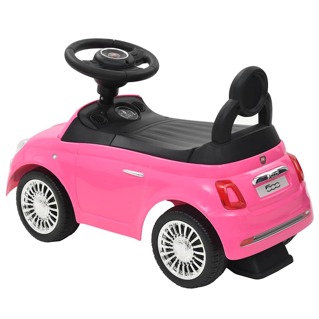 Loopauto Fiat 500 roze is nu te koop bij PeponiXL, paradijselijk wonen!
