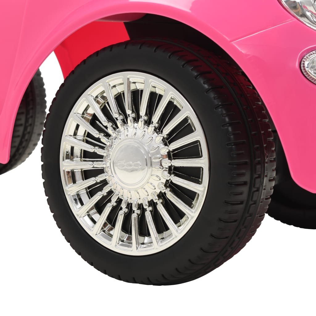 Loopauto Fiat 500 roze is nu te koop bij PeponiXL, paradijselijk wonen!