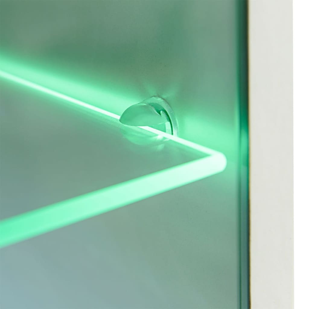 Tv-wandmeubelset met LED-verlichting hoogglans wit 5-delig is nu te koop bij PeponiXL, paradijselijk wonen!
