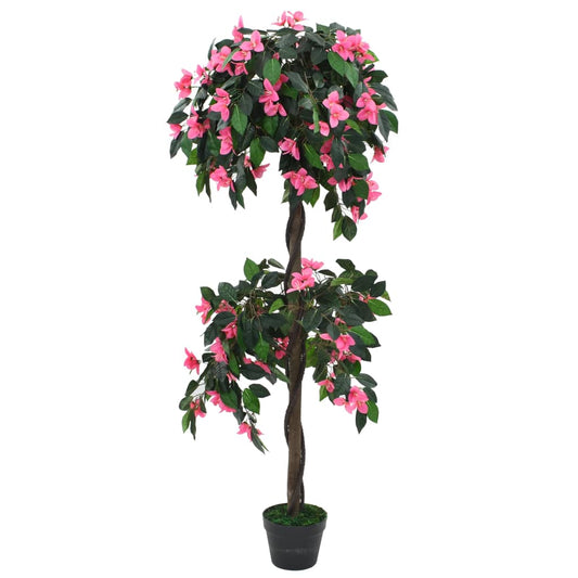 Kunstplant met pot rododendron 155 cm groen en roze is nu te koop bij PeponiXL, paradijselijk wonen!