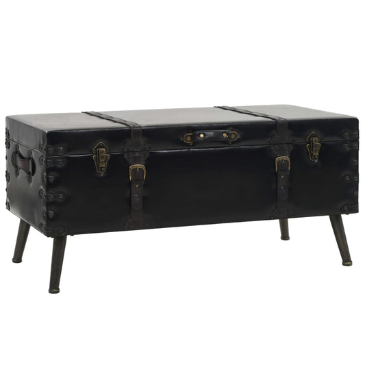 Salontafel 102x51x48 cm MDF en staal is nu te koop bij PeponiXL, paradijselijk wonen!