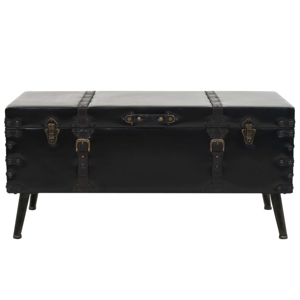 Salontafel 102x51x48 cm MDF en staal is nu te koop bij PeponiXL, paradijselijk wonen!