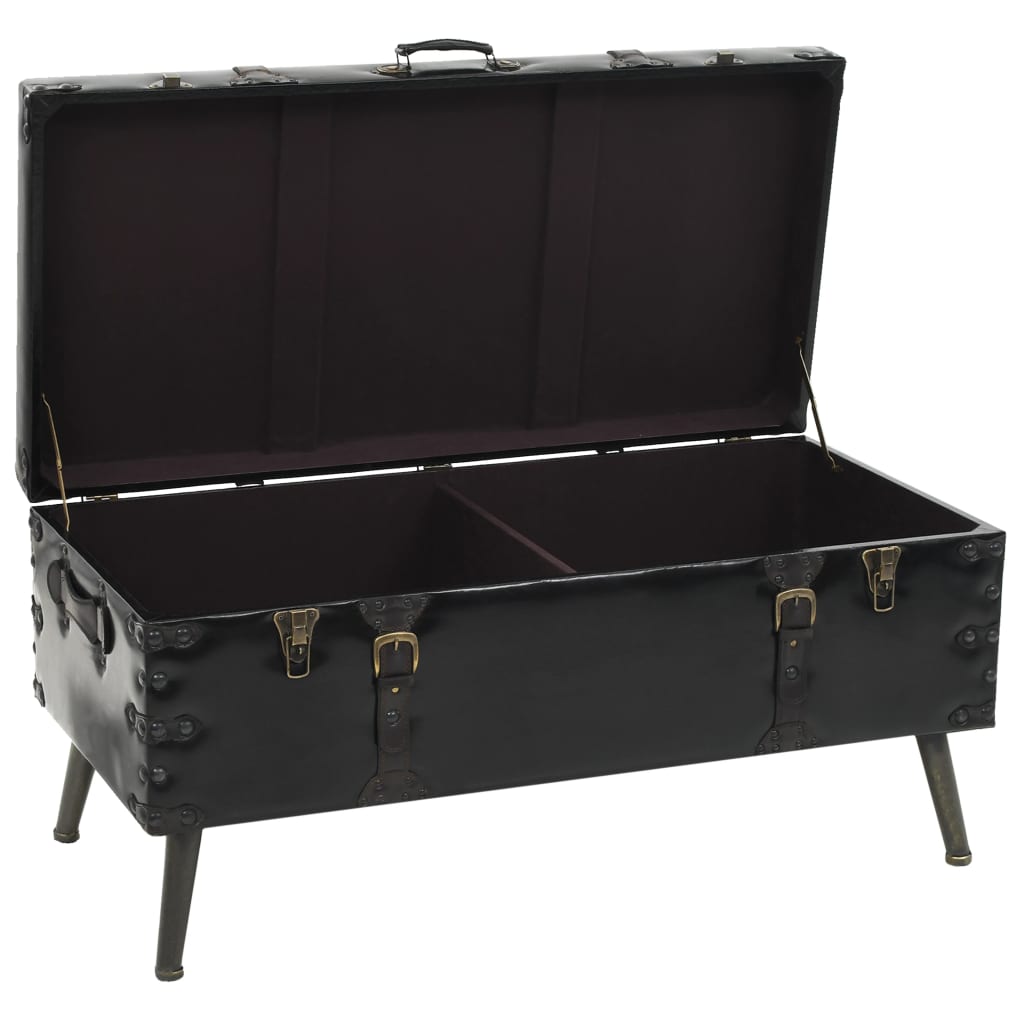 Salontafel 102x51x48 cm MDF en staal is nu te koop bij PeponiXL, paradijselijk wonen!