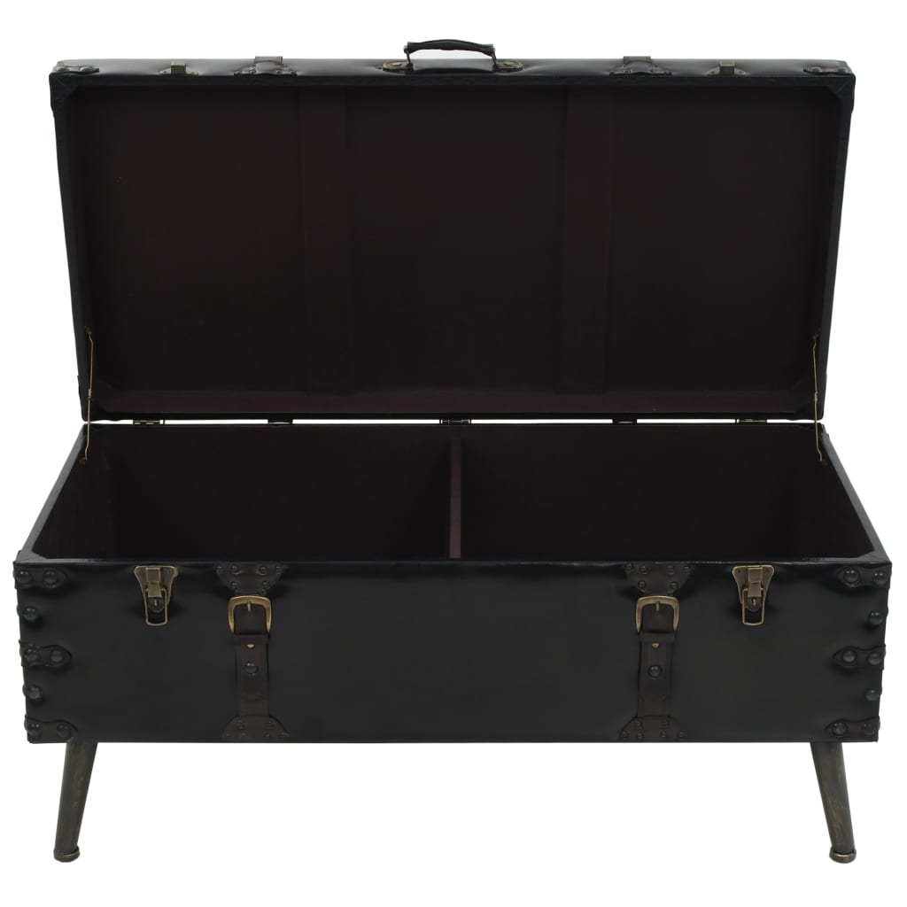 Salontafel 102x51x48 cm MDF en staal is nu te koop bij PeponiXL, paradijselijk wonen!