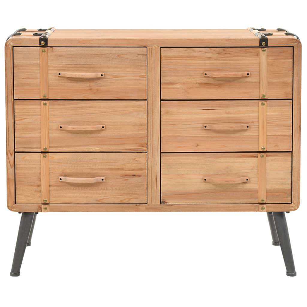 Ladekast 91x35x73 cm massief vurenhout is nu te koop bij PeponiXL, paradijselijk wonen!
