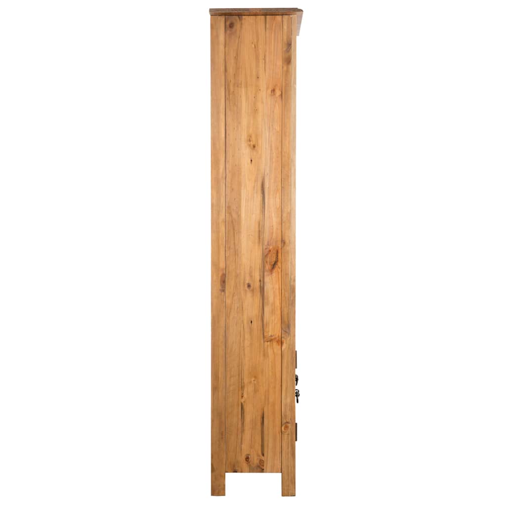 Badkamerkast vrijstaand 48x32x170 cm massief grenenhout is nu te koop bij PeponiXL, paradijselijk wonen!