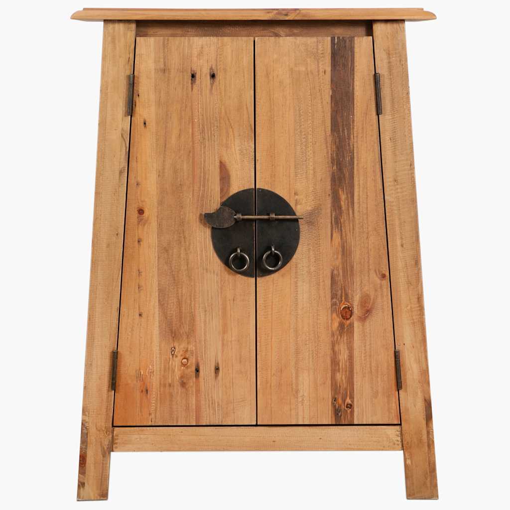 Badkamerkastje 59x32x80 cm massief grenenhout is nu te koop bij PeponiXL, paradijselijk wonen!