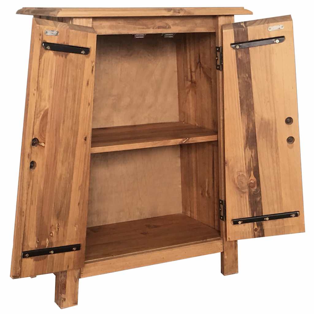 Badkamerkastje 59x32x80 cm massief grenenhout is nu te koop bij PeponiXL, paradijselijk wonen!
