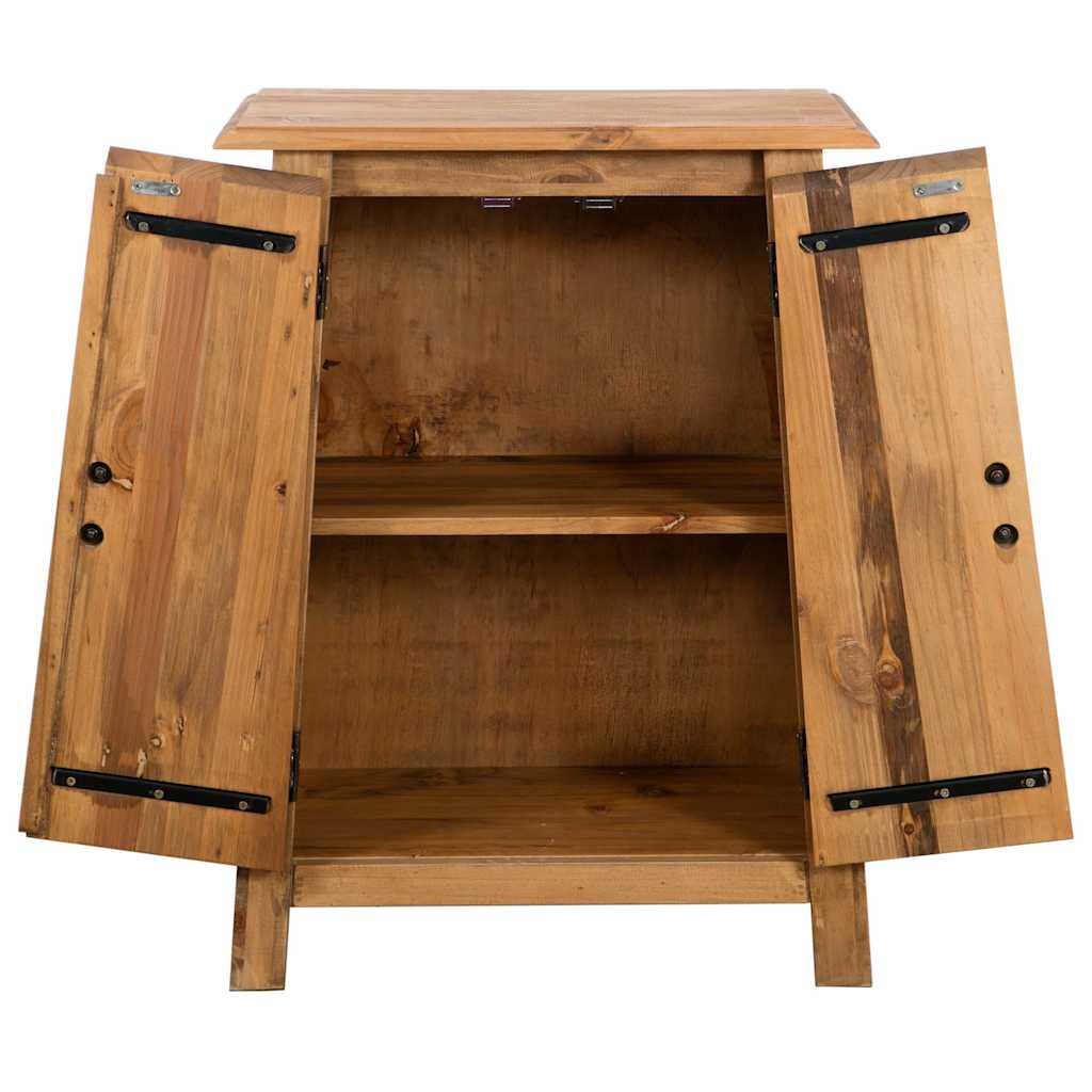 Badkamerkastje 59x32x80 cm massief grenenhout is nu te koop bij PeponiXL, paradijselijk wonen!