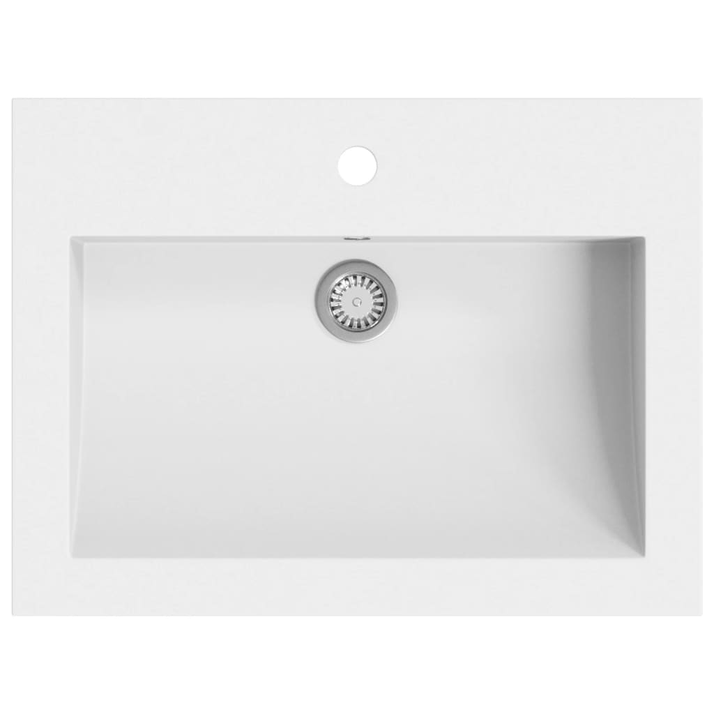 Wasbak 600x450x120 mm graniet wit is nu te koop bij PeponiXL, paradijselijk wonen!