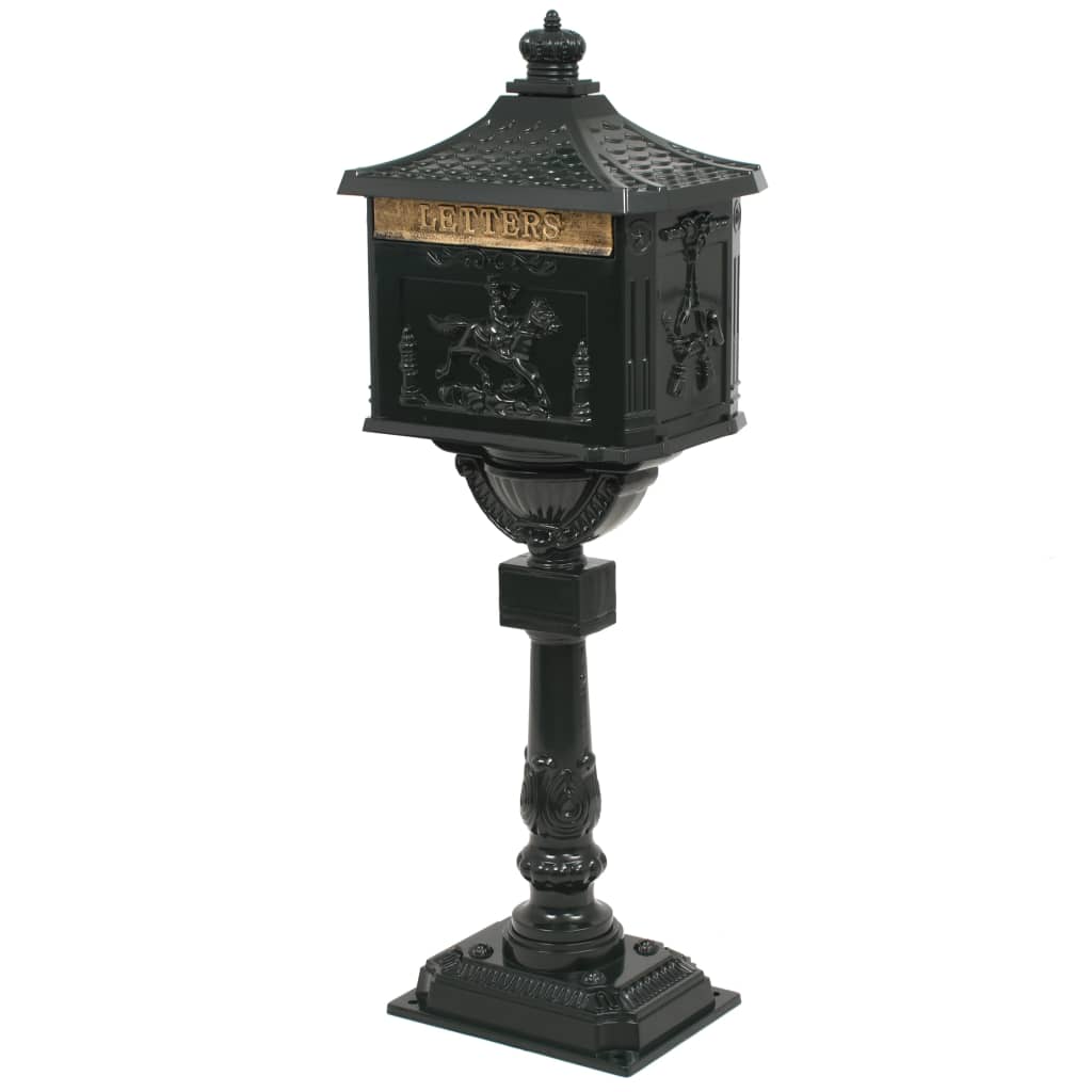 Staande brievenbus vintage stijl roestbestendig aluminium groen is nu te koop bij PeponiXL, paradijselijk wonen!
