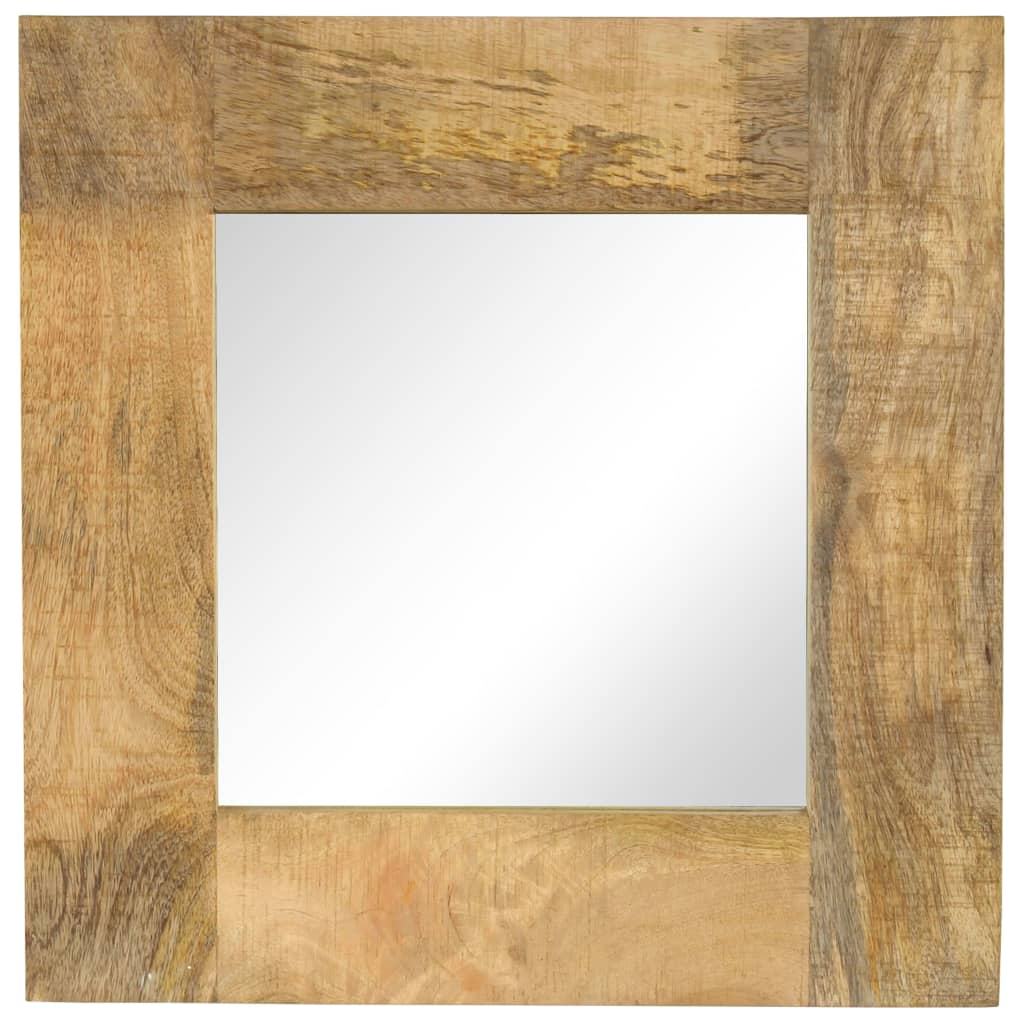 Spiegel 50x50 cm massief mangohout is nu te koop bij PeponiXL, paradijselijk wonen!
