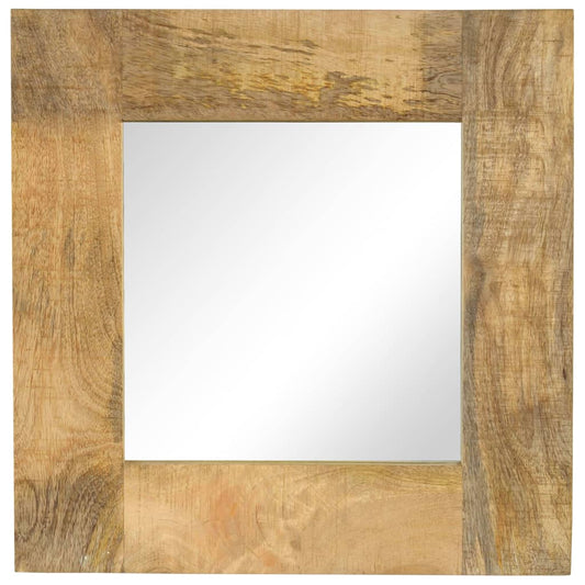 Spiegel 50x50 cm massief mangohout is nu te koop bij PeponiXL, paradijselijk wonen!