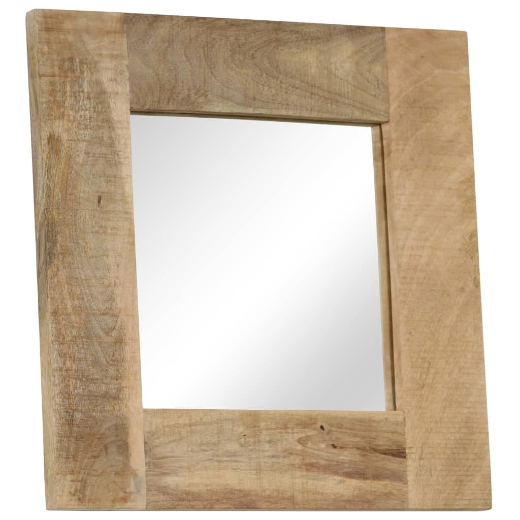 Spiegel 50x50 cm massief mangohout is nu te koop bij PeponiXL, paradijselijk wonen!