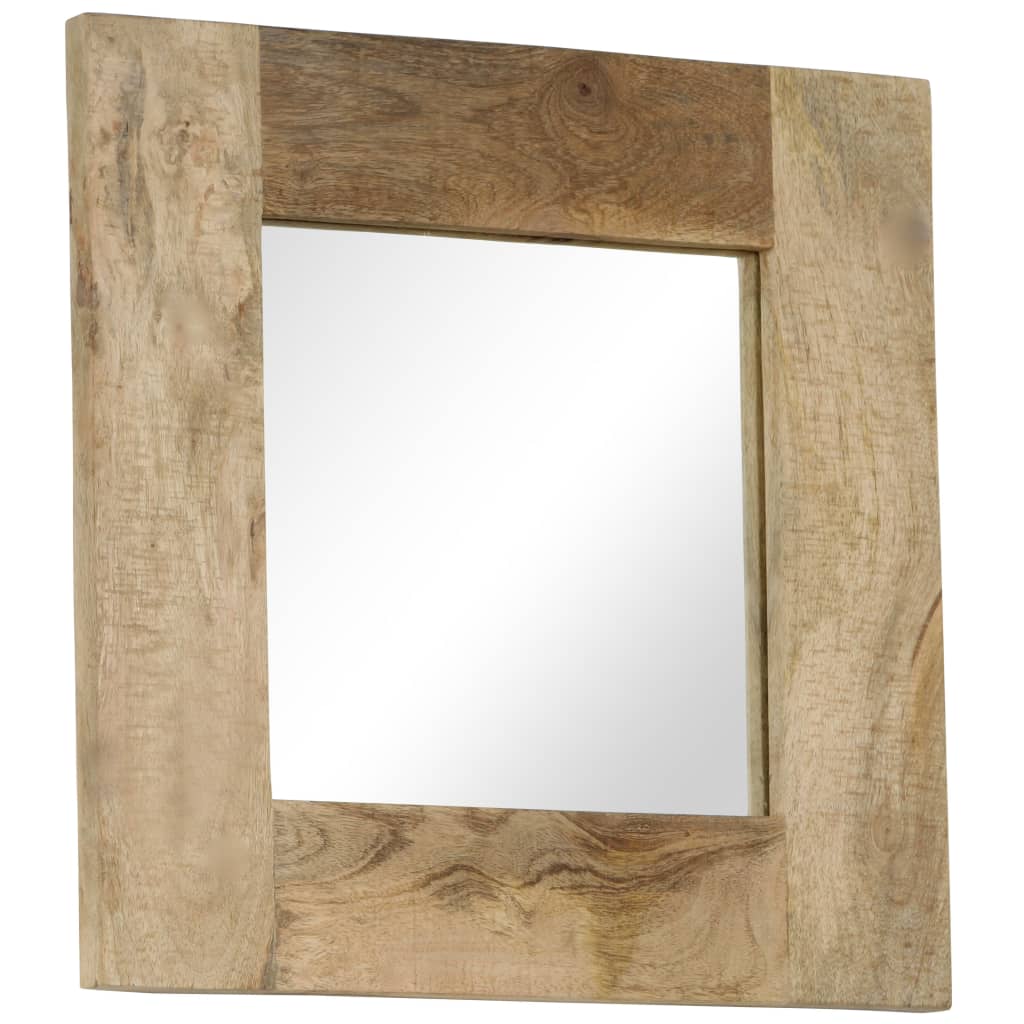 Spiegel 50x50 cm massief mangohout is nu te koop bij PeponiXL, paradijselijk wonen!