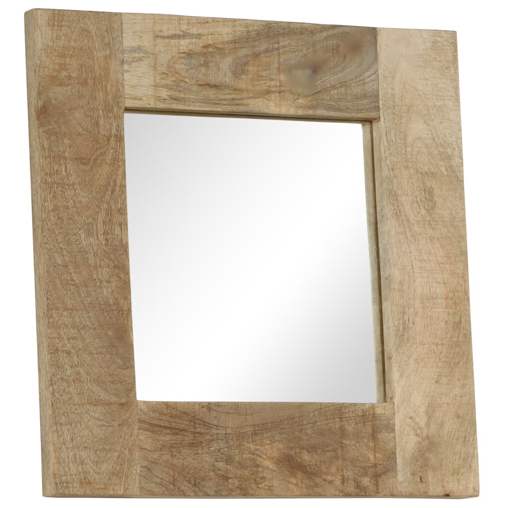 Spiegel 50x50 cm massief mangohout is nu te koop bij PeponiXL, paradijselijk wonen!