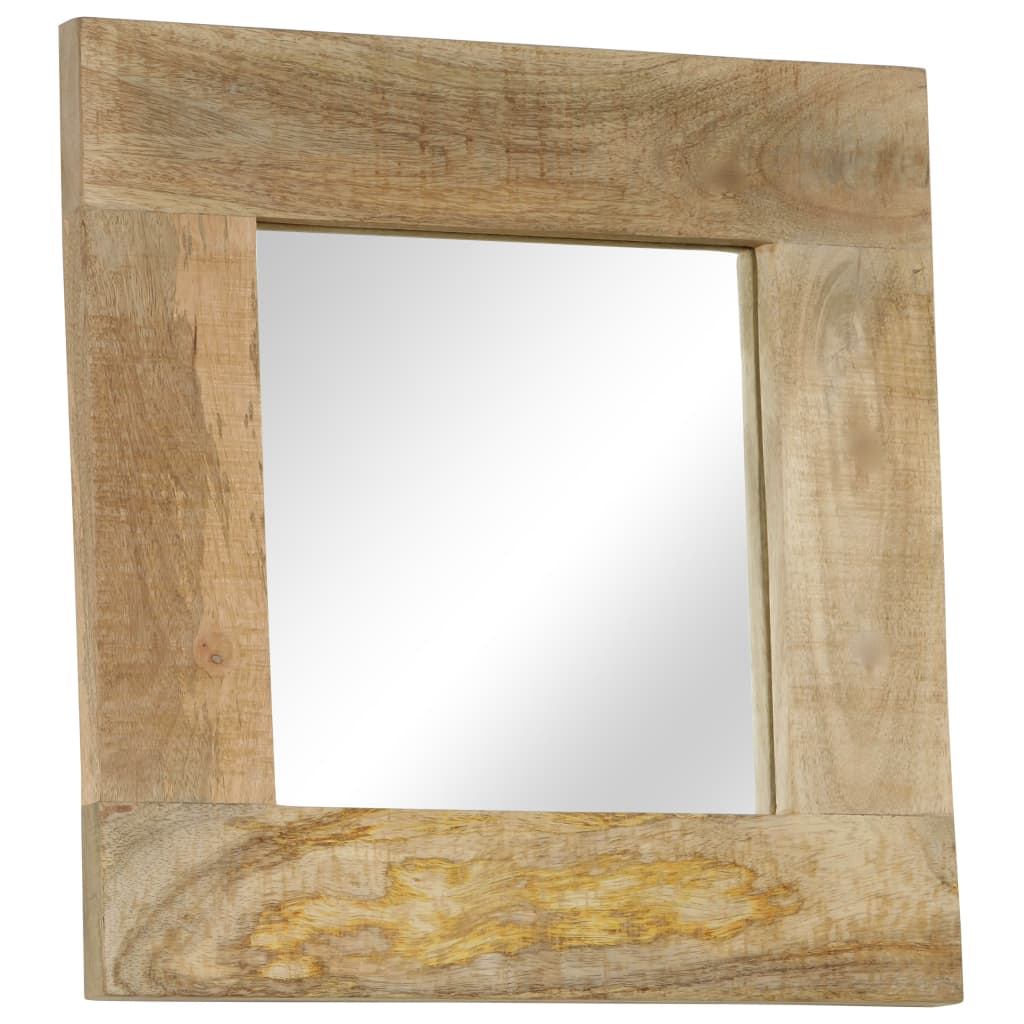 Spiegel 50x50 cm massief mangohout is nu te koop bij PeponiXL, paradijselijk wonen!