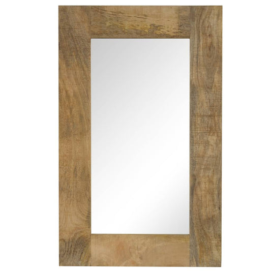 Spiegel 50x80 cm massief mangohout is nu te koop bij PeponiXL, paradijselijk wonen!