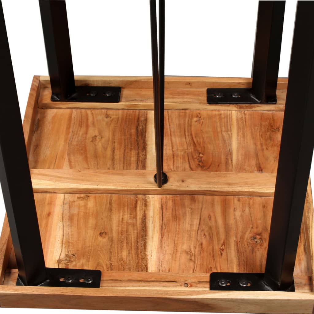 3-delige Barset massief acaciahout en gerecycled hout is nu te koop bij PeponiXL, paradijselijk wonen!