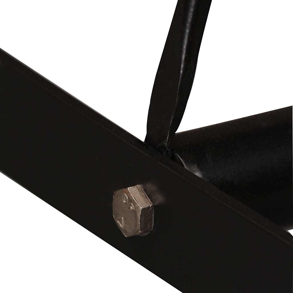 7-delige Barset massief acaciahout, echt leer en canvas is nu te koop bij PeponiXL, paradijselijk wonen!