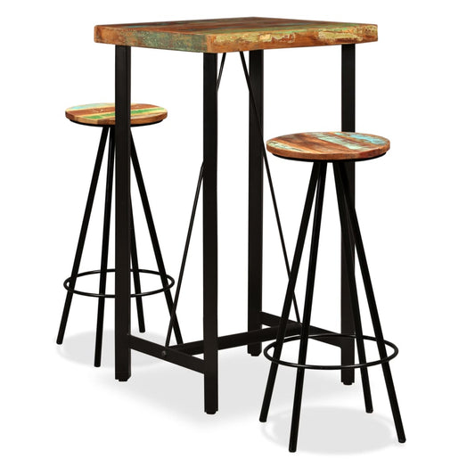 Barset massief gerecycled hout 3-delig is nu te koop bij PeponiXL, paradijselijk wonen!