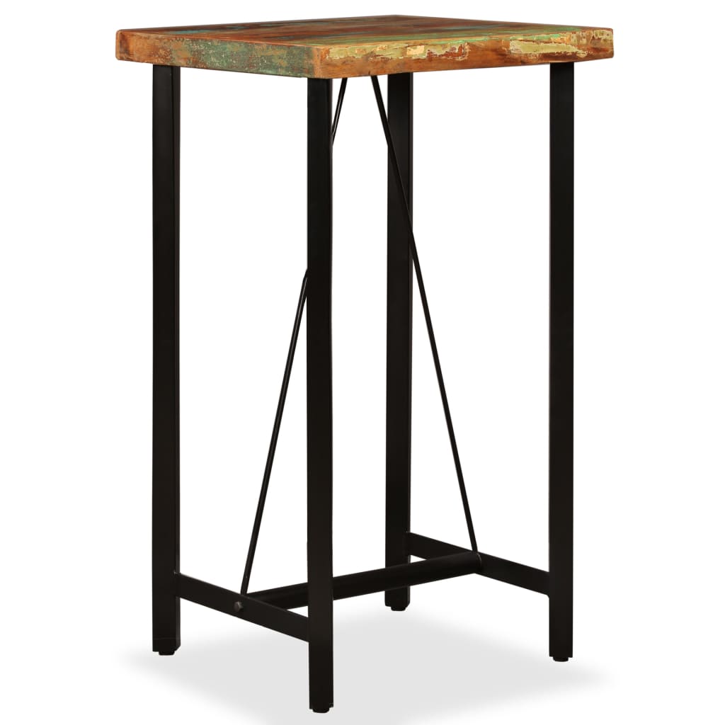 Barset massief gerecycled hout, echt leer en canvas 3-delig is nu te koop bij PeponiXL, paradijselijk wonen!