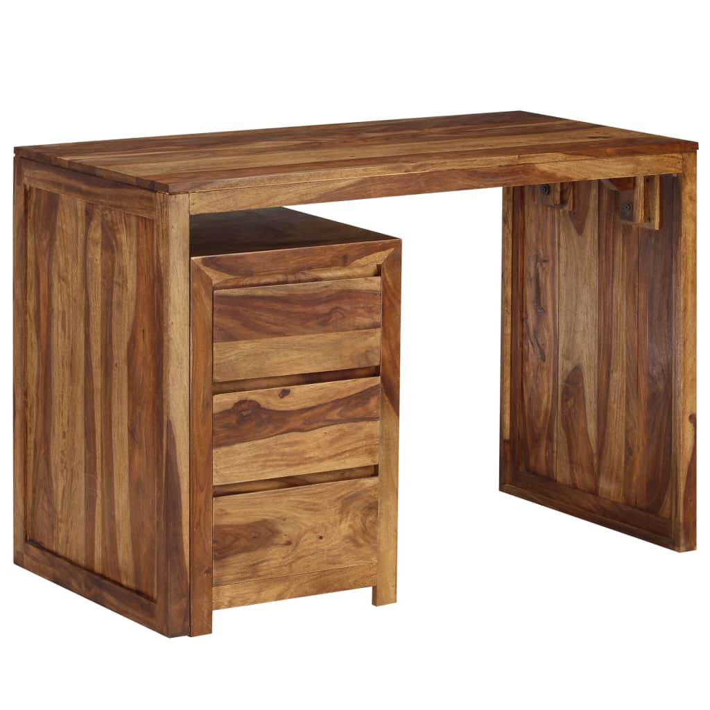 Schrijftafel 110x55x76 cm massief acaciahout is nu te koop bij PeponiXL, paradijselijk wonen!