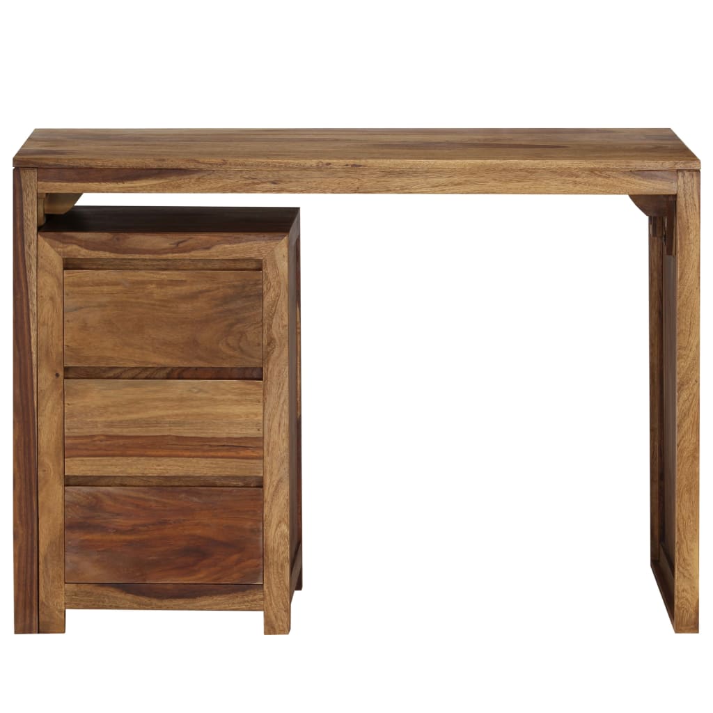 Schrijftafel 110x55x76 cm massief acaciahout is nu te koop bij PeponiXL, paradijselijk wonen!