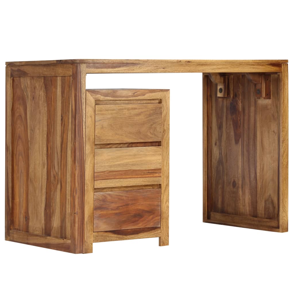 Schrijftafel 110x55x76 cm massief acaciahout is nu te koop bij PeponiXL, paradijselijk wonen!