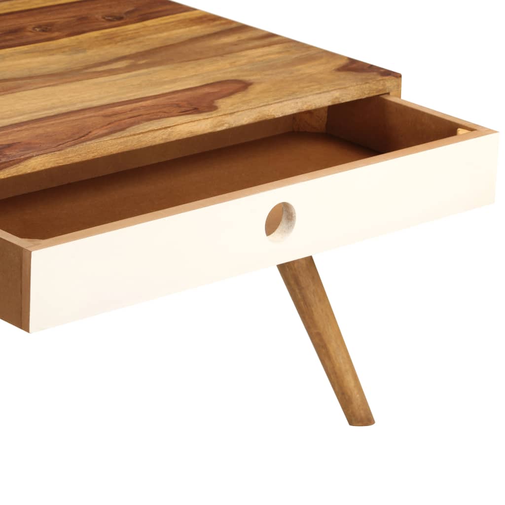 Salontafel 110x50x35 cm massief acaciahout is nu te koop bij PeponiXL, paradijselijk wonen!
