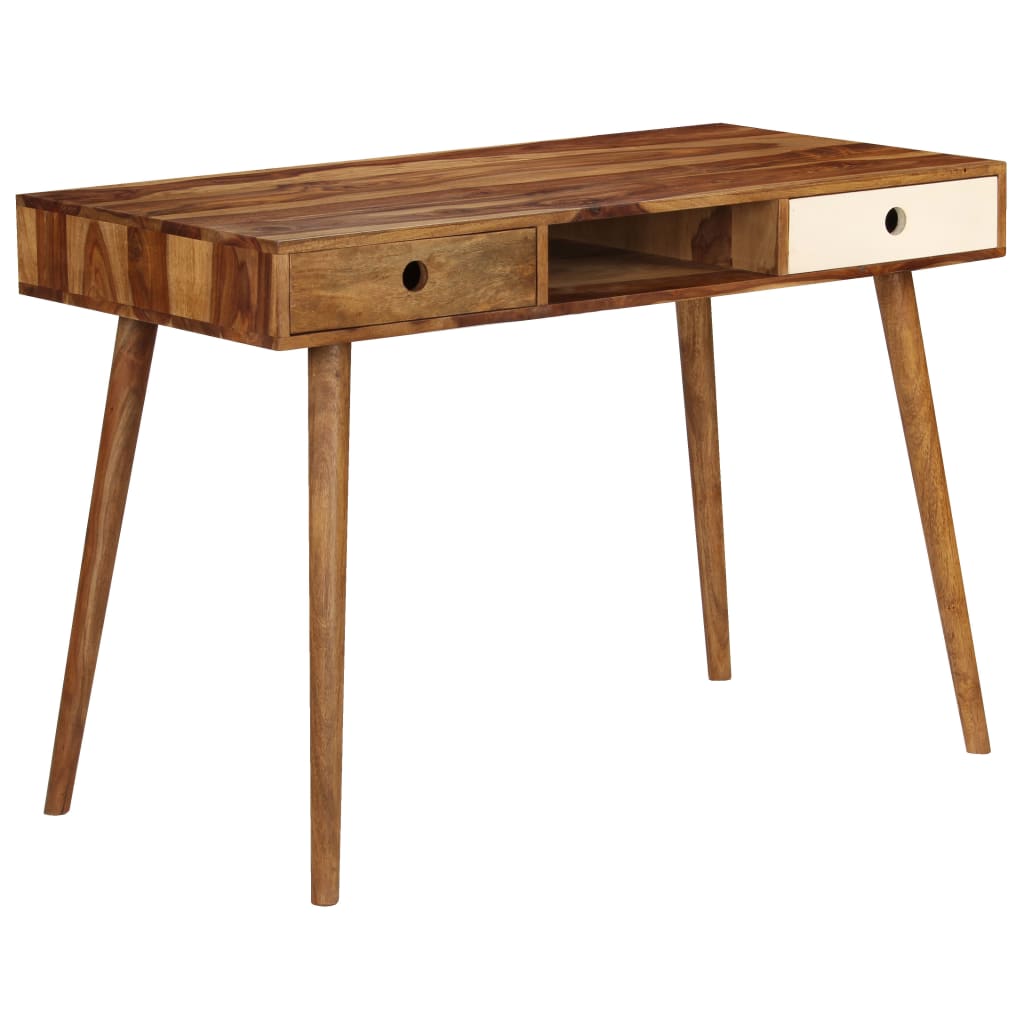 Schrijftafel 110x55x76 cm massief acaciahout is nu te koop bij PeponiXL, paradijselijk wonen!
