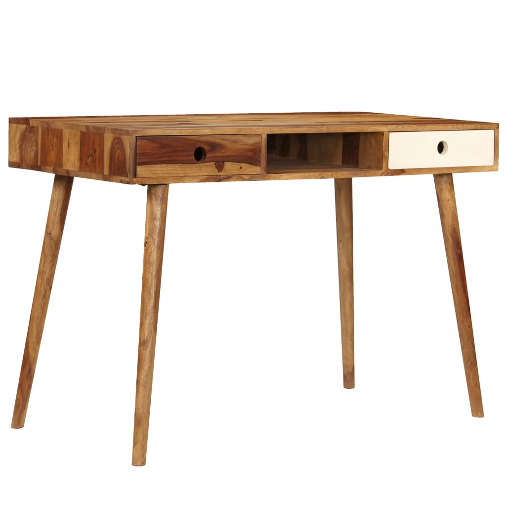 Schrijftafel 110x55x76 cm massief acaciahout is nu te koop bij PeponiXL, paradijselijk wonen!