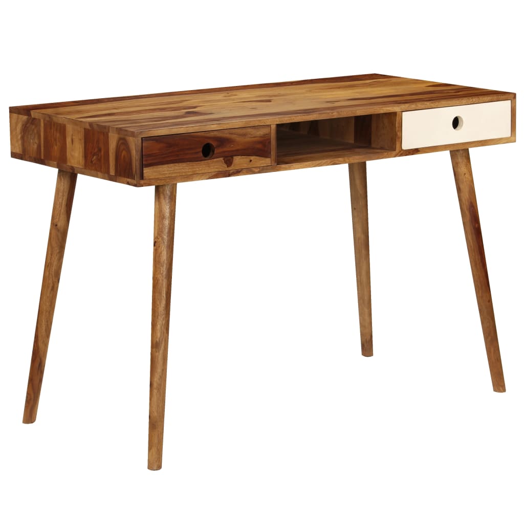 Schrijftafel 110x55x76 cm massief acaciahout is nu te koop bij PeponiXL, paradijselijk wonen!