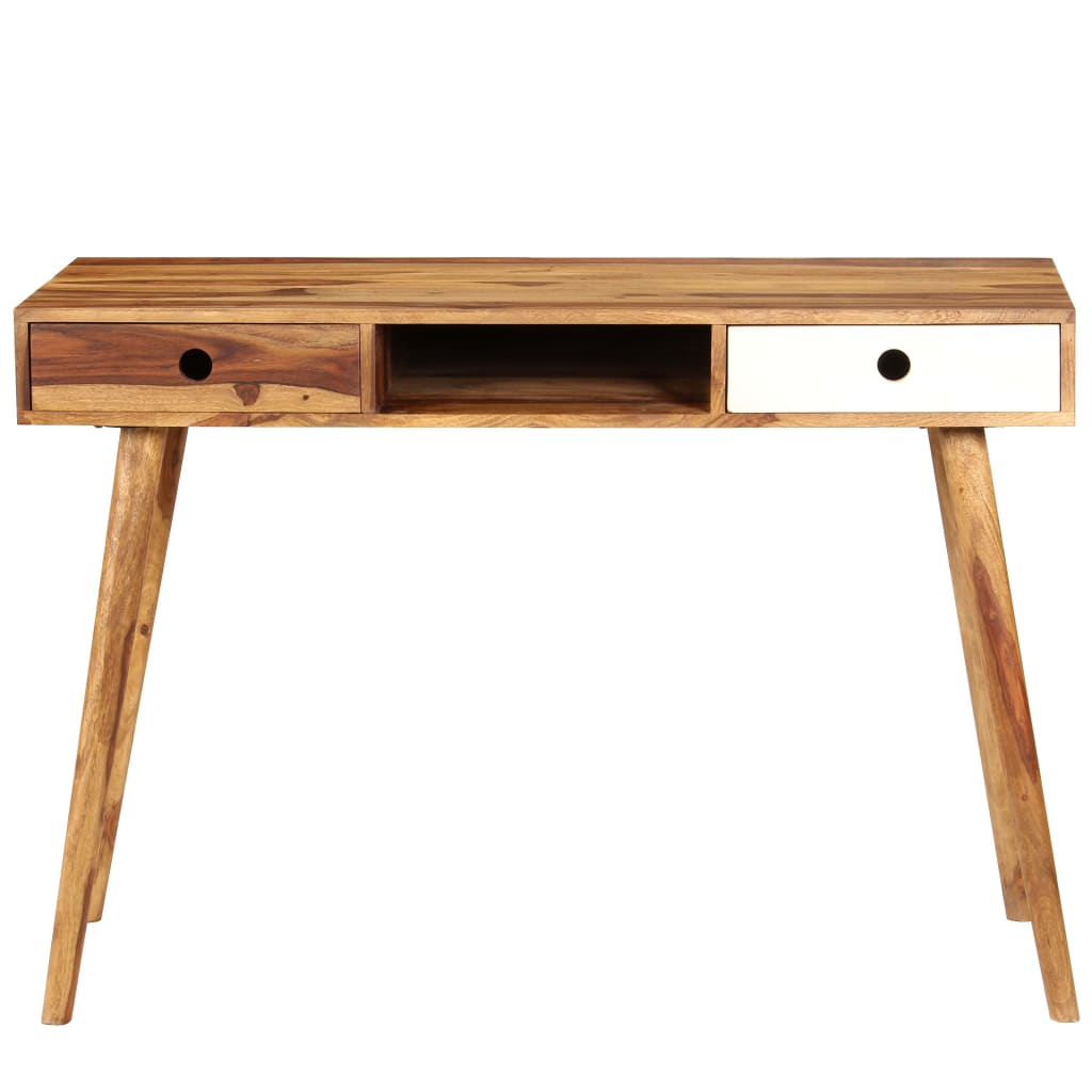 Schrijftafel 110x55x76 cm massief acaciahout is nu te koop bij PeponiXL, paradijselijk wonen!