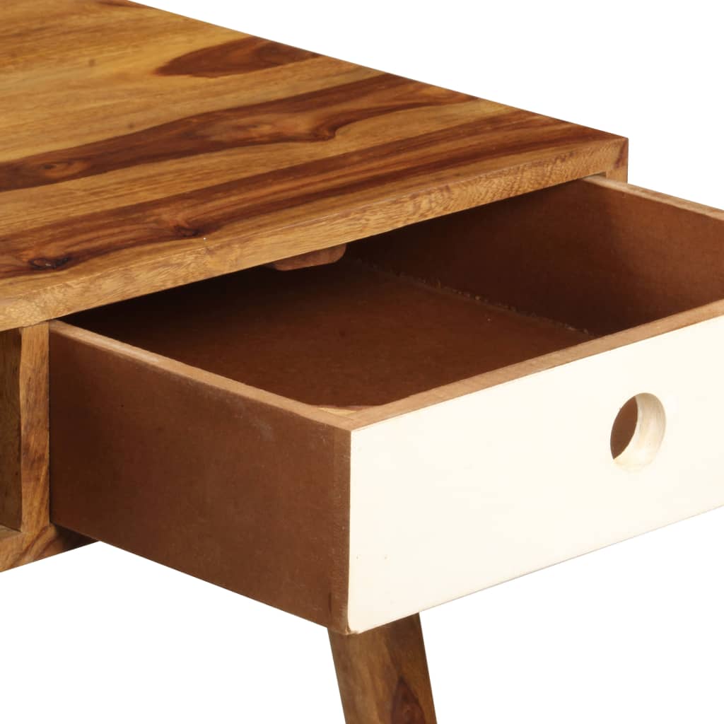 Schrijftafel 110x55x76 cm massief acaciahout is nu te koop bij PeponiXL, paradijselijk wonen!
