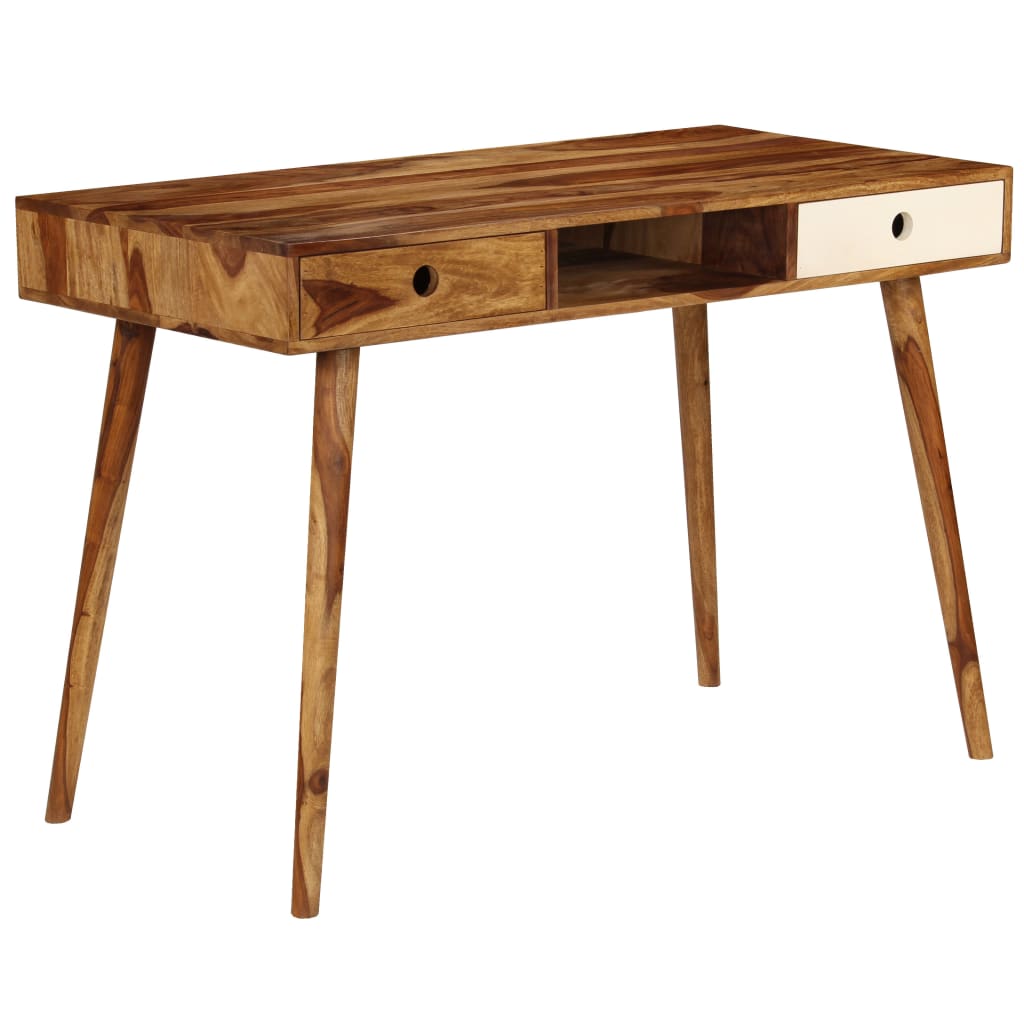 Schrijftafel 110x55x76 cm massief acaciahout is nu te koop bij PeponiXL, paradijselijk wonen!