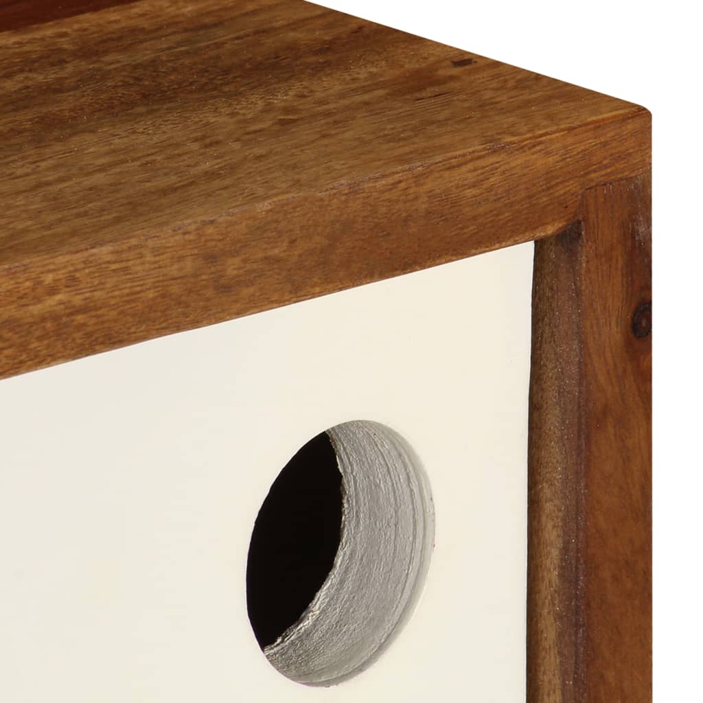 Dressoir 118x30x66 cm massief acaciahout is nu te koop bij PeponiXL, paradijselijk wonen!