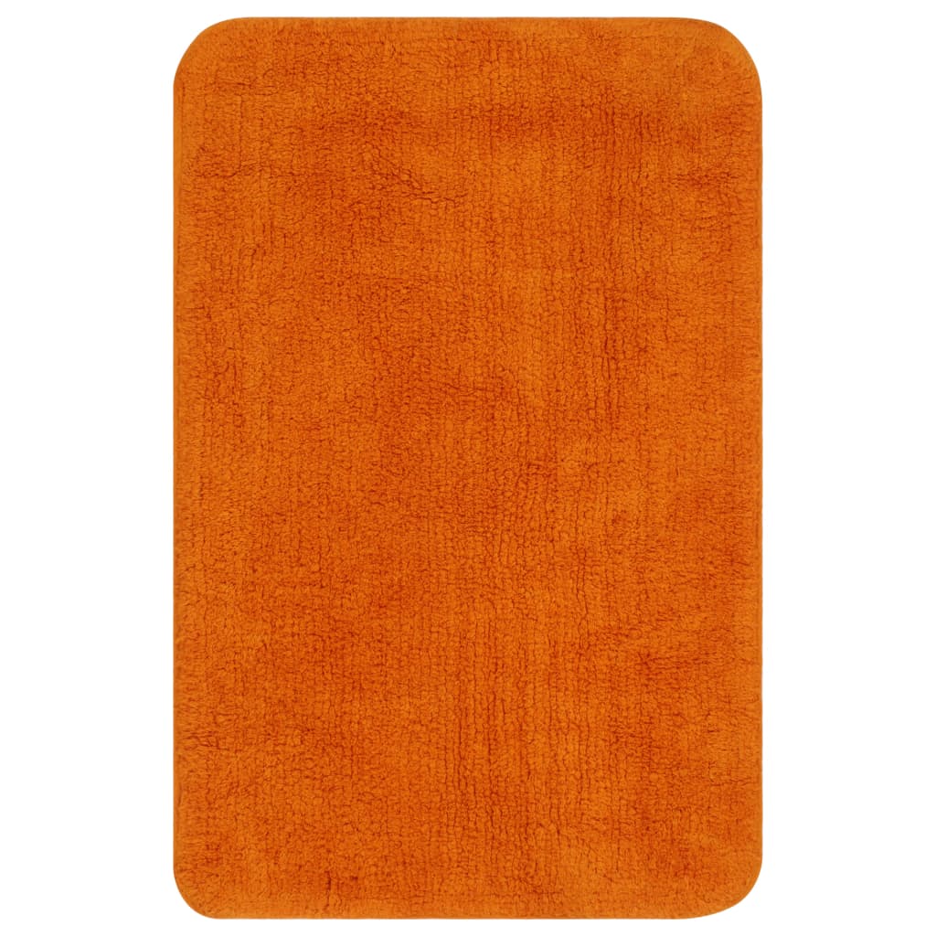Badmattenset stof oranje 3-delig is nu te koop bij PeponiXL, paradijselijk wonen!