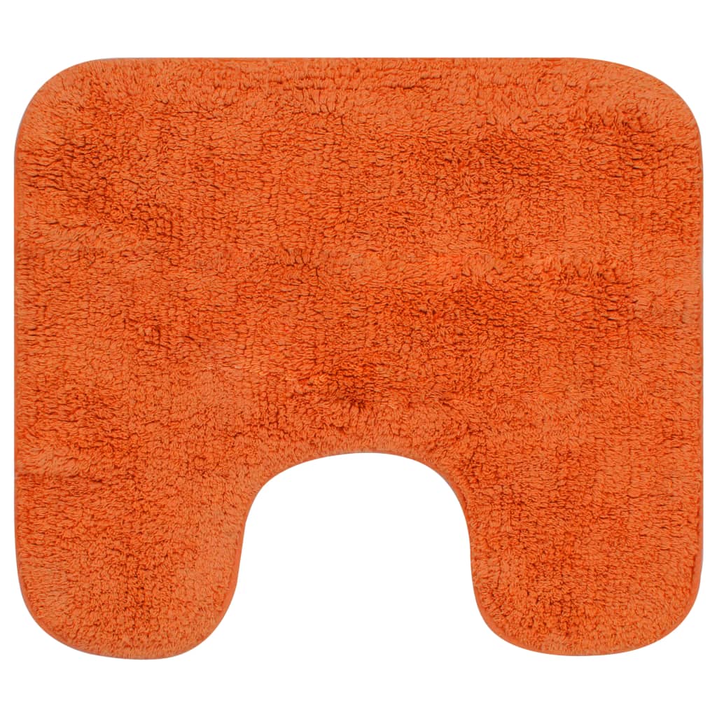 Badmattenset stof oranje 3-delig is nu te koop bij PeponiXL, paradijselijk wonen!