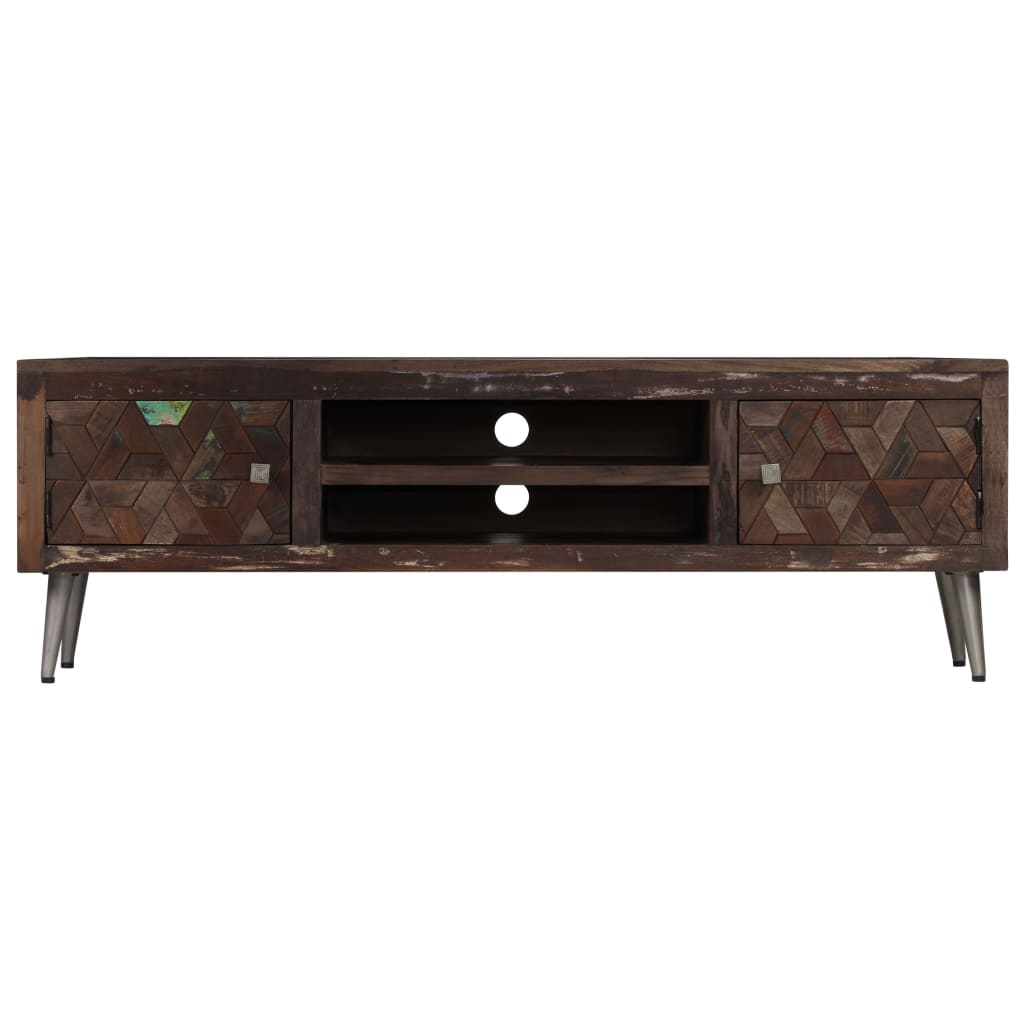 Tv-meubel 140x30x45 cm massief gerecycled hout
