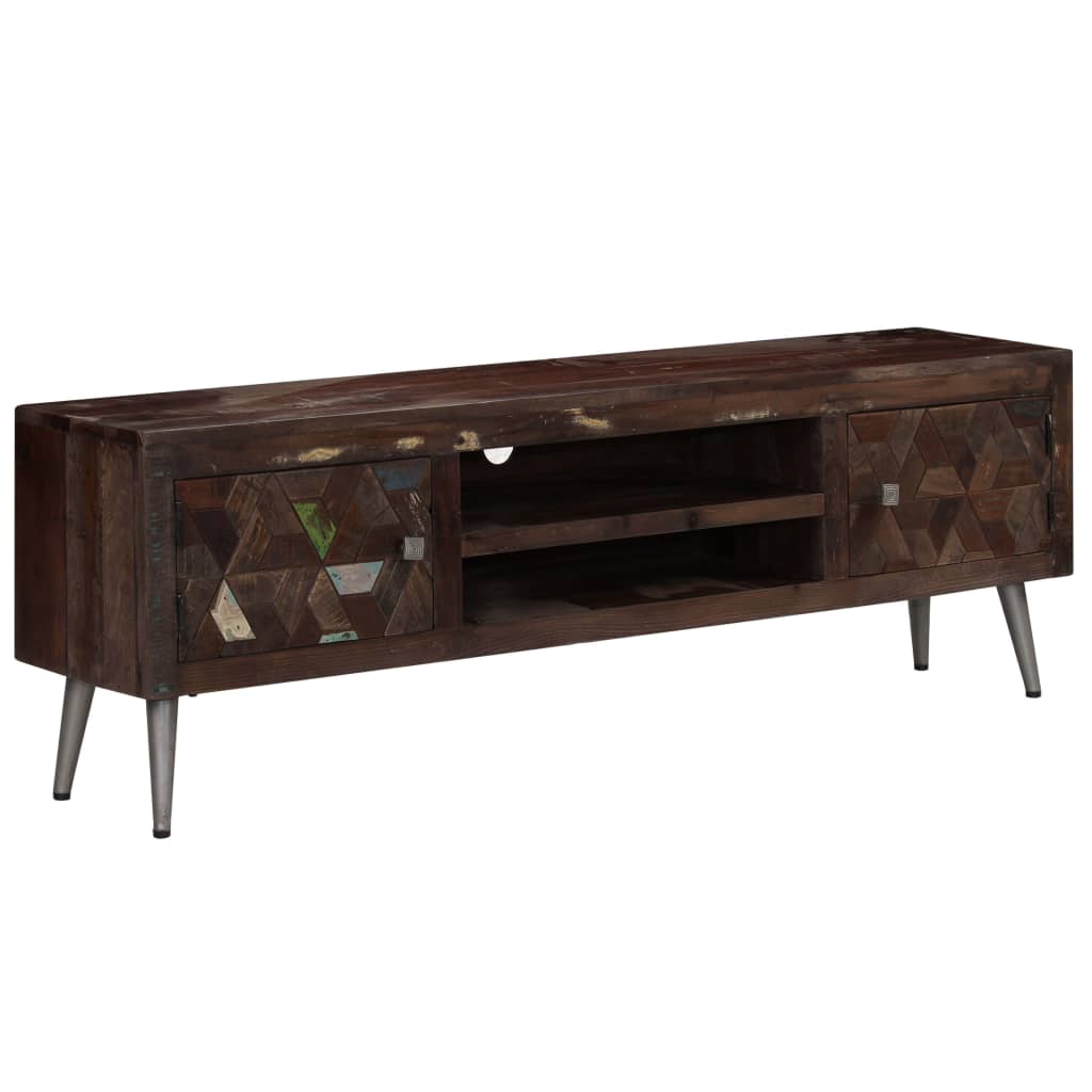 Tv-meubel 140x30x45 cm massief gerecycled hout