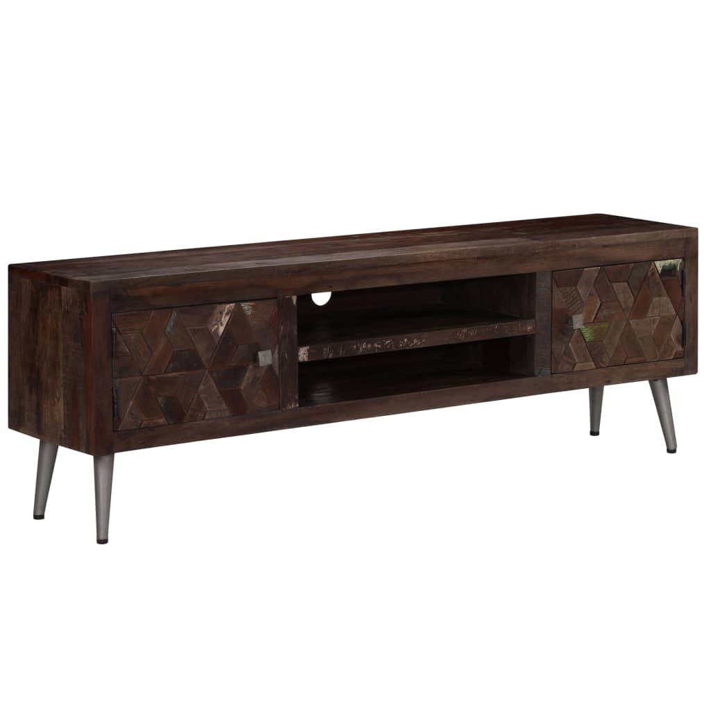 Tv-meubel 140x30x45 cm massief gerecycled hout