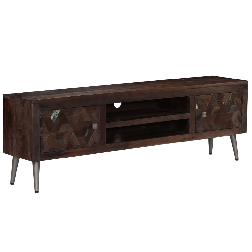 Tv-meubel 140x30x45 cm massief gerecycled hout