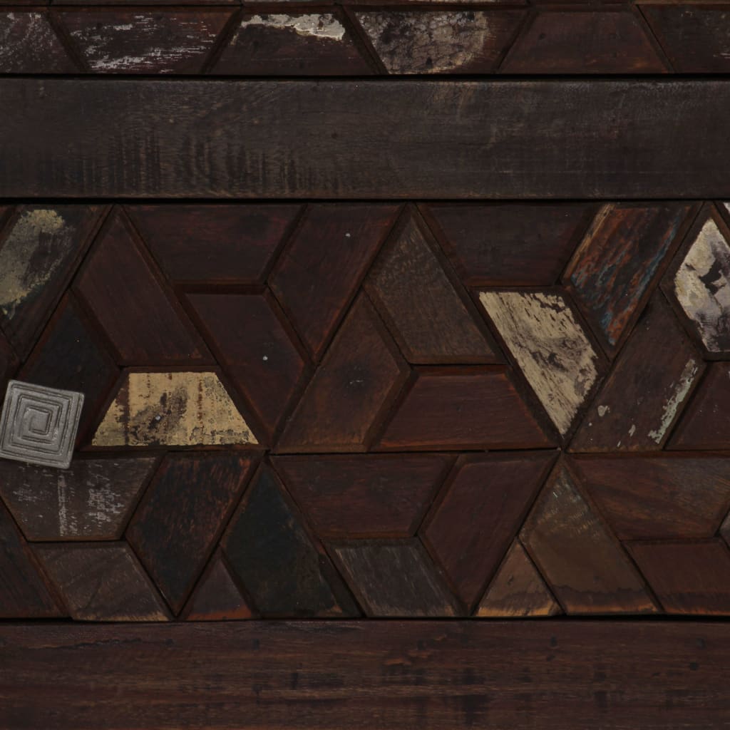 Nachtkastje 40x30x50 cm massief gerecycled hout is nu te koop bij PeponiXL, paradijselijk wonen!